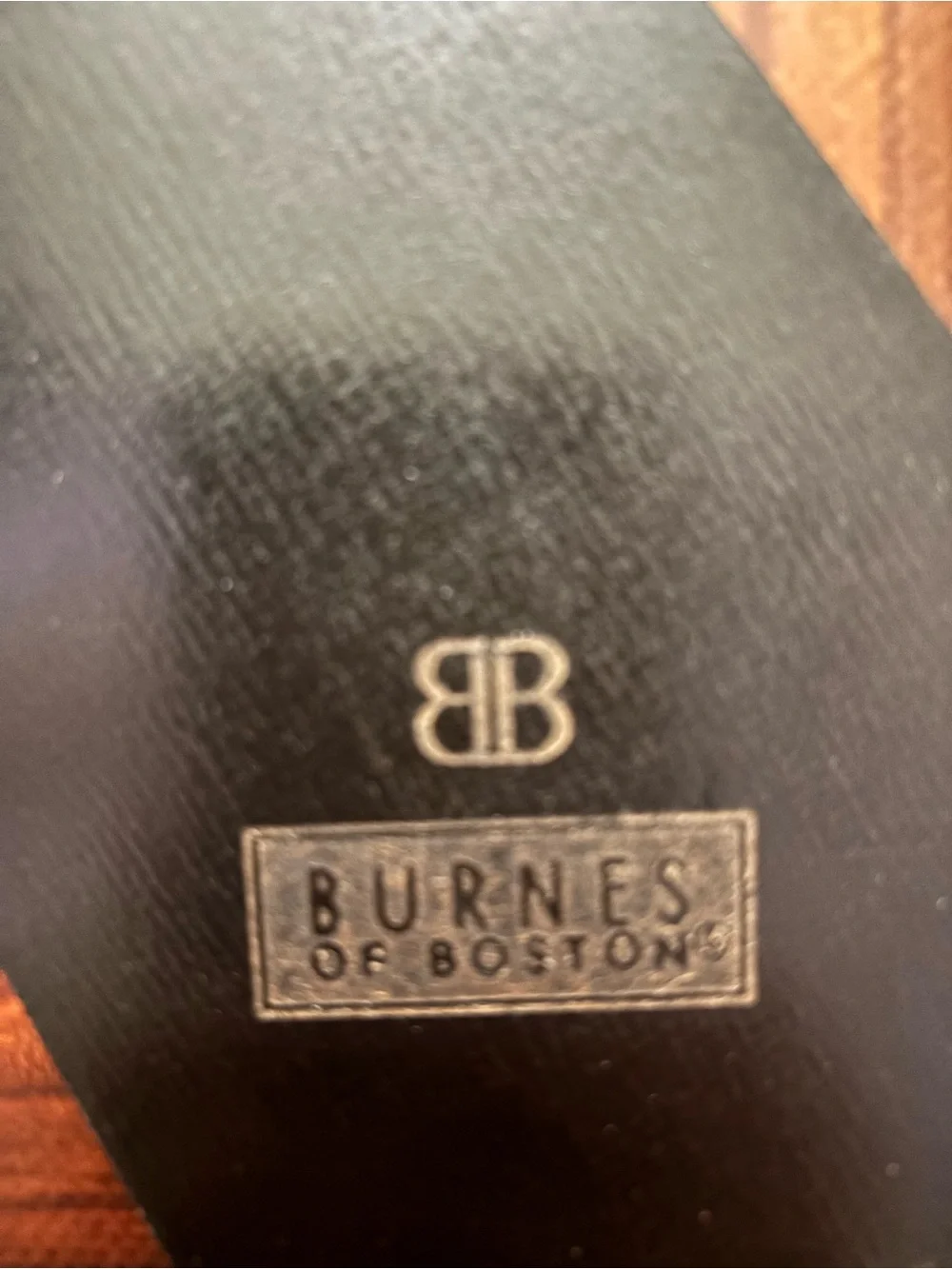 Burnes of Boston rich dark wood frame Edge is beaded Use horizontally/vertically